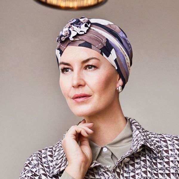 HocLotus Turban - Printed,