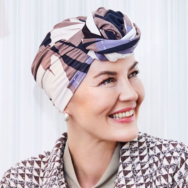 HocShakti Turban - Printed, Autumn Sculptures